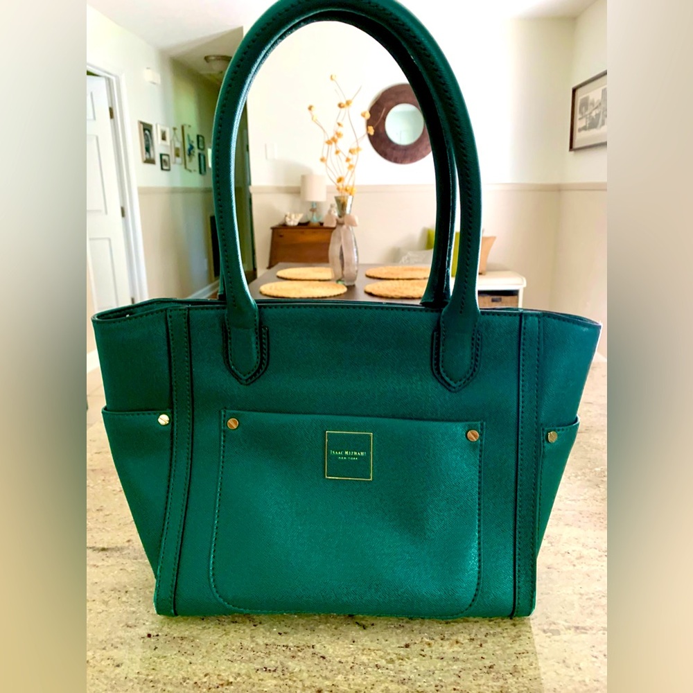 Isaac Mizrahi Emerald Green Handbag/Purse 💚